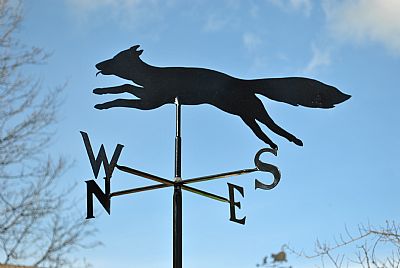 Fox p and s weathervane